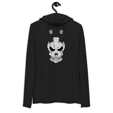 Load image into Gallery viewer, Backed by the Skull Lightweight Hoodie