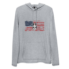Load image into Gallery viewer, Lightweight Skull Flag Hoodie